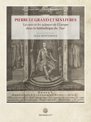 Conception et mise en page de la couverture et des pages intérieures – Format 24 x 32 cm, 750 pages Pierre Le Grand et ses livres, catalogue raisonné de la bibliothèque de Pierre le Grand, sous la direction d'Olga Medvedkova