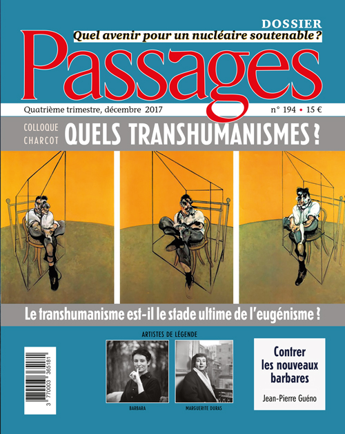 Création de la couverture et composition des pages intérieures de la revue Passages Revue Passages n° 194